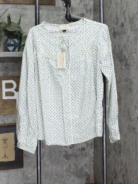 Universal Thread Women S Balloon Long Sleeve Tie Front Blouse L Sz L